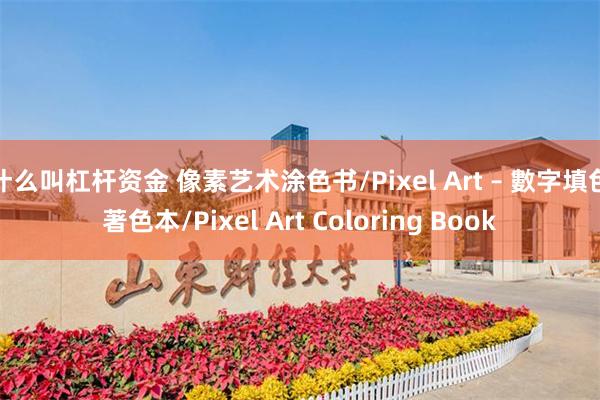 什么叫杠杆资金 像素艺术涂色书/Pixel Art – 數字填色著色本/Pixel Art Coloring Book