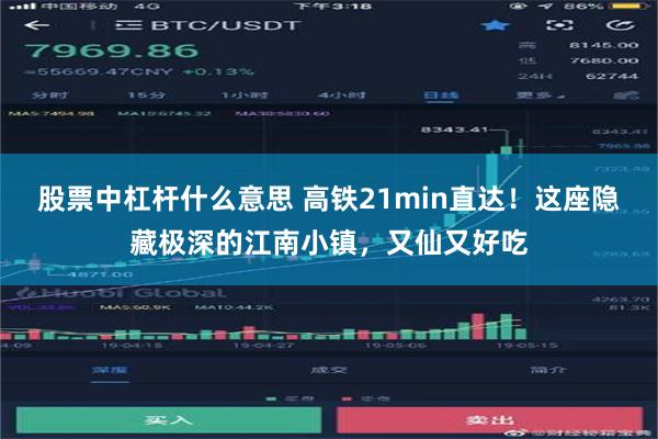 股票中杠杆什么意思 高铁21min直达！这座隐藏极深的江南小镇，又仙又好吃